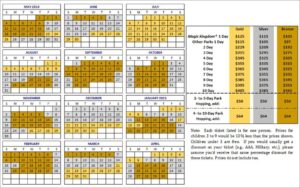 Magic Your Way Ticket Tiered Pricing